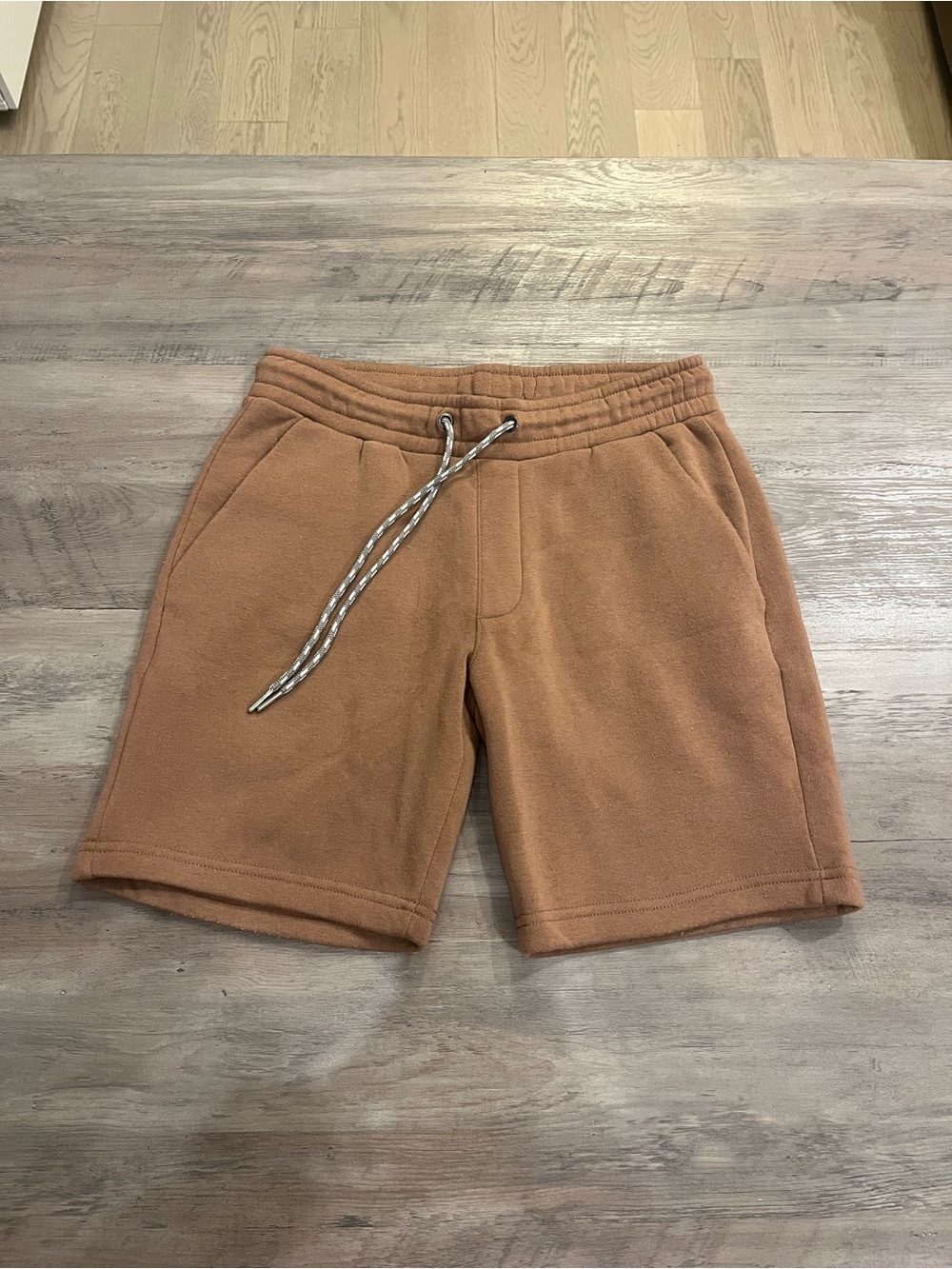 Men's Fleece Drawstring Shorts - Tan
